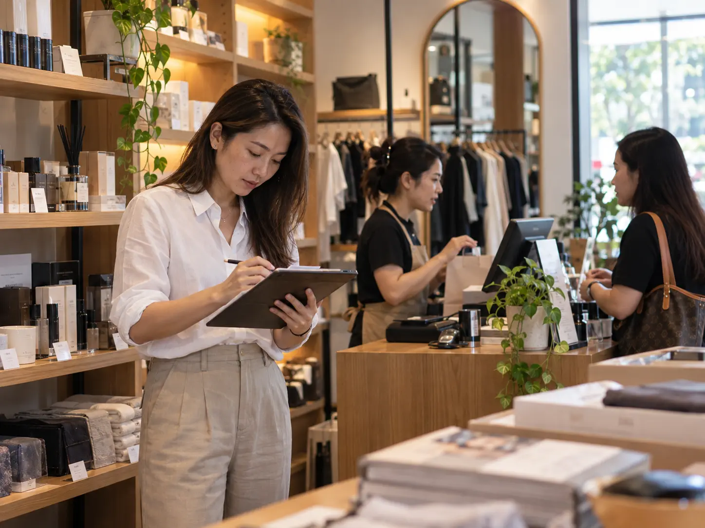 Pengelolaan bisnis retail, kontraktor, dan komersial