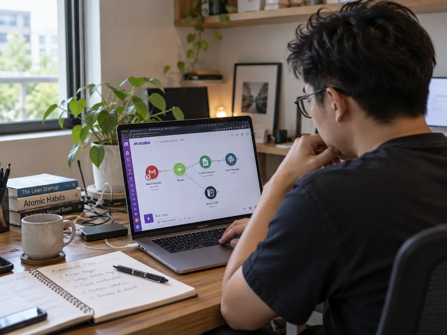 Dashboard analitik dan automasi sistem digital
