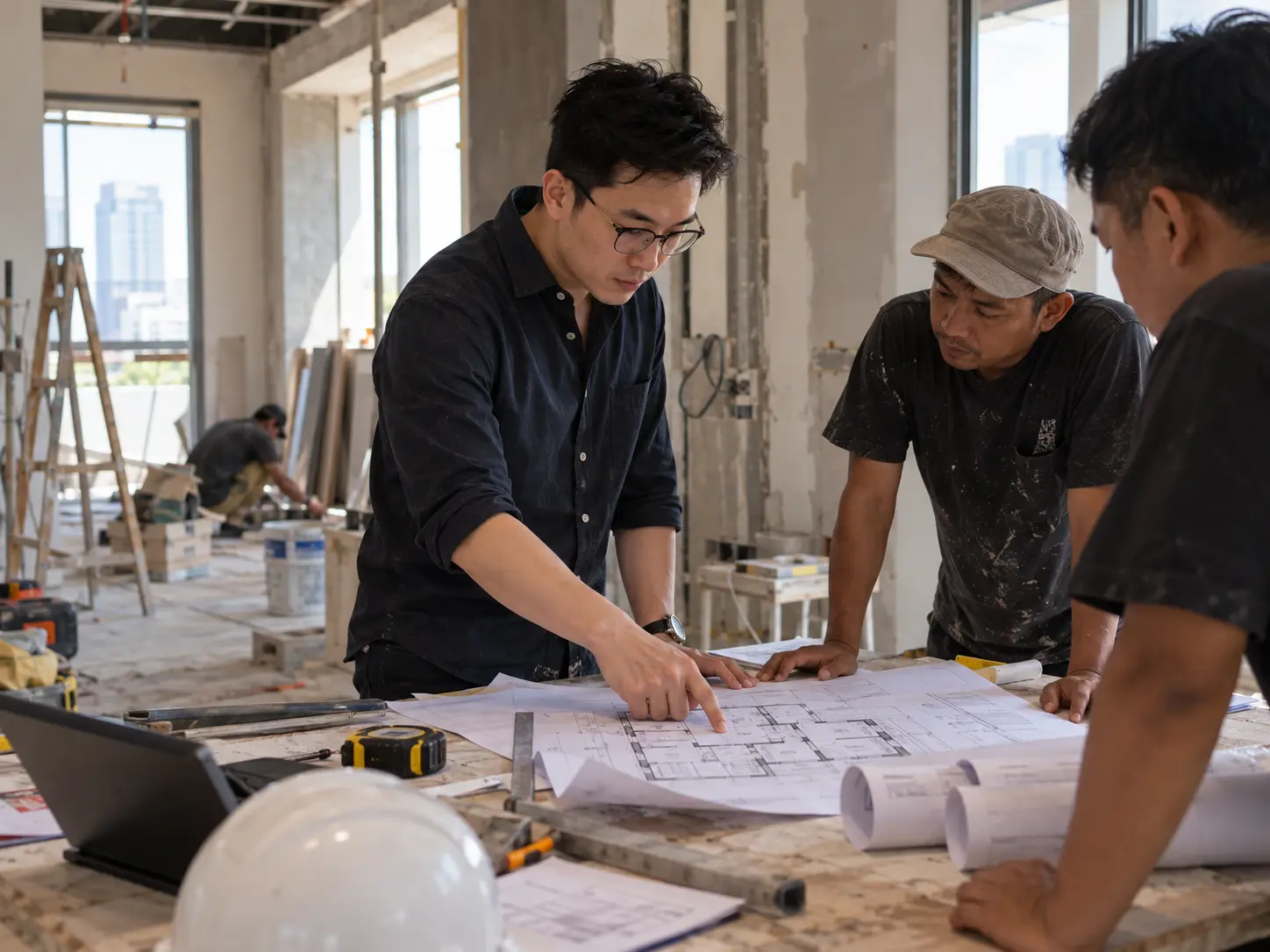 Arsitektur dan perencanaan proyek konstruksi renovasi