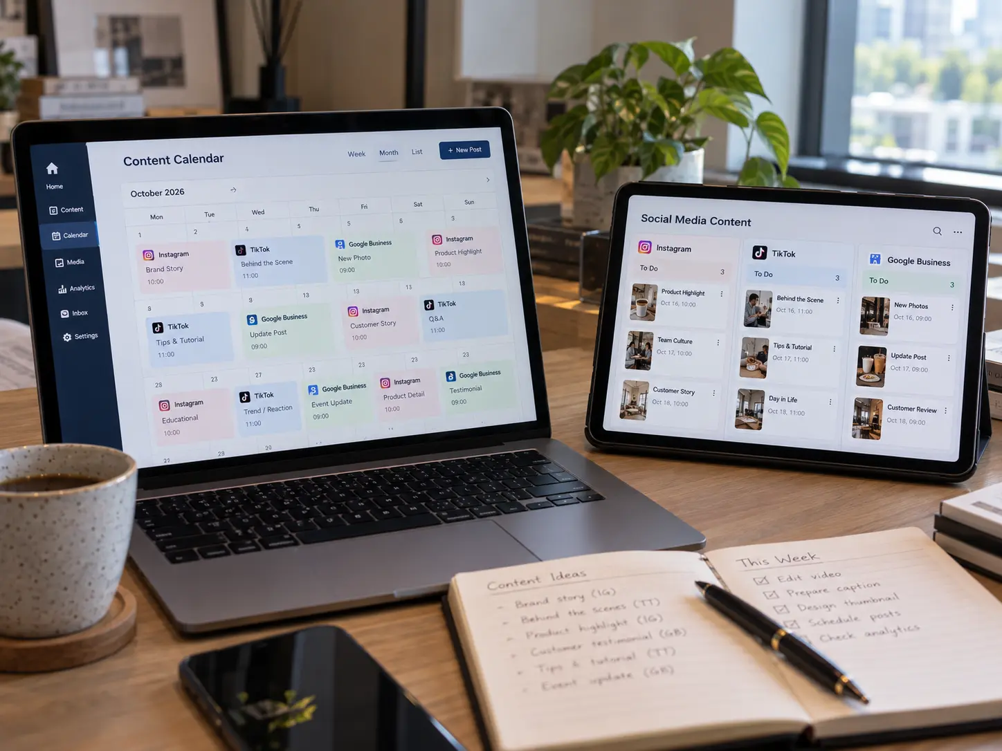 Dashboard pemantauan bulanan WhatsApp AI, aset digital, dan laporan bisnis